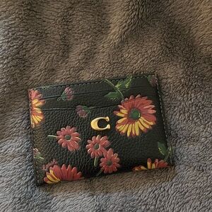 Coach Wynn Floral Card Case/Holder